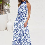 Azul estampado