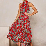 Vermelho estampado
