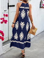 Vestido Longo Solto com Alças Finas - Bianca