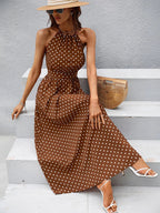 Vestido Longo com Decote Halter