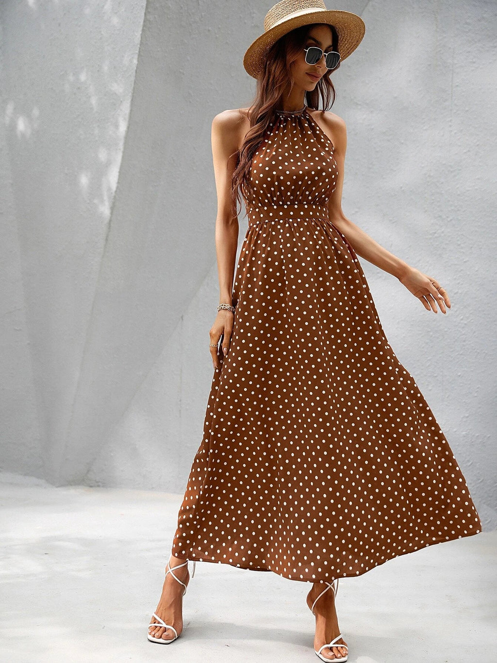 Vestido Longo com Decote Halter