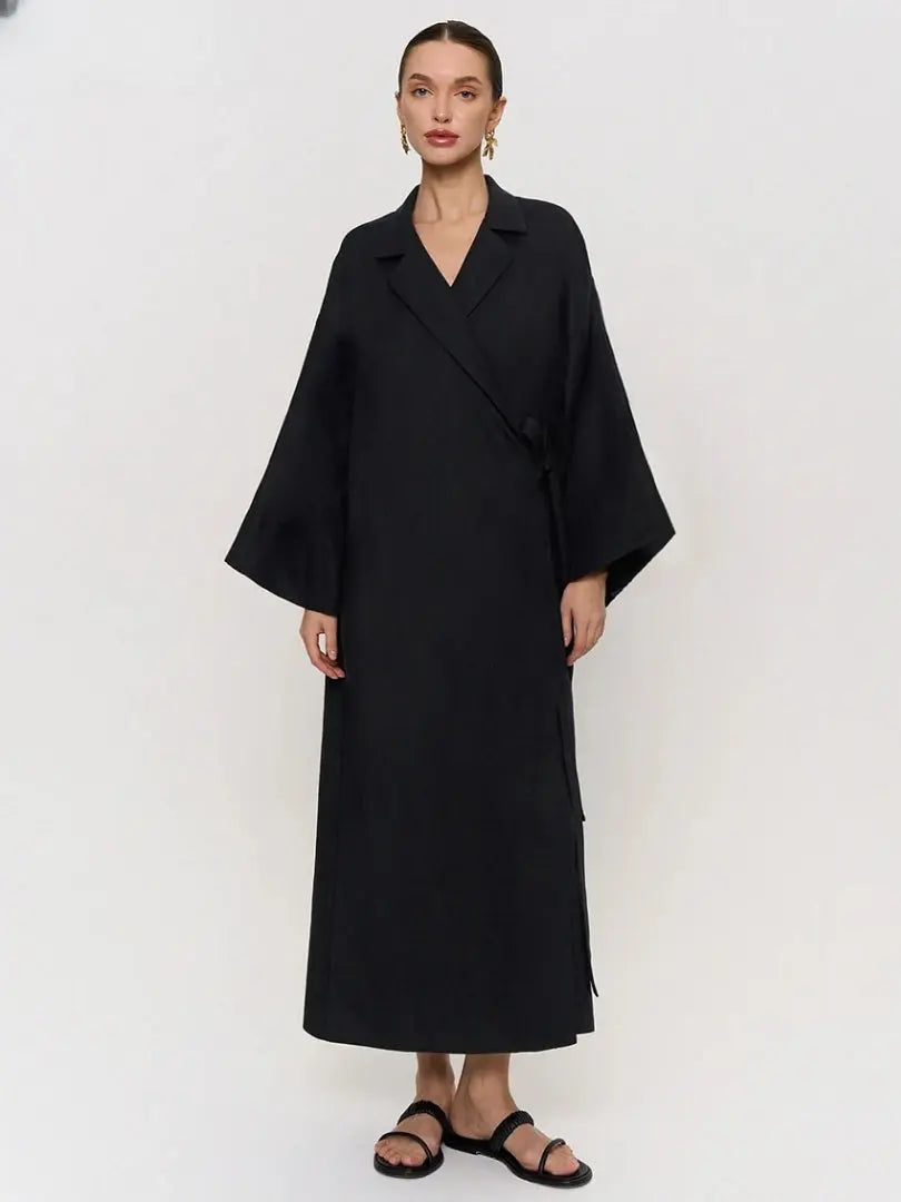 Vestido Longo com Gola Polo Sibila