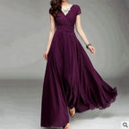 Vestido Longo de Chiffon Lis