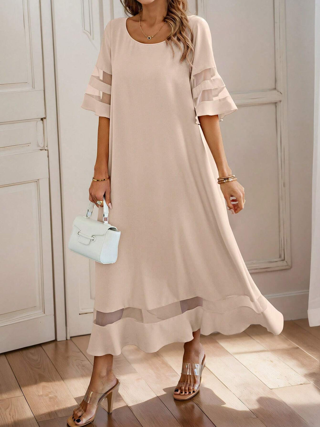 Vestido Longo de Malha