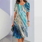 Vestido Midi Estampado Belinda