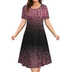Vestido Midi Estampado Fabienne