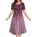 Vestido Midi Estampado Fabienne