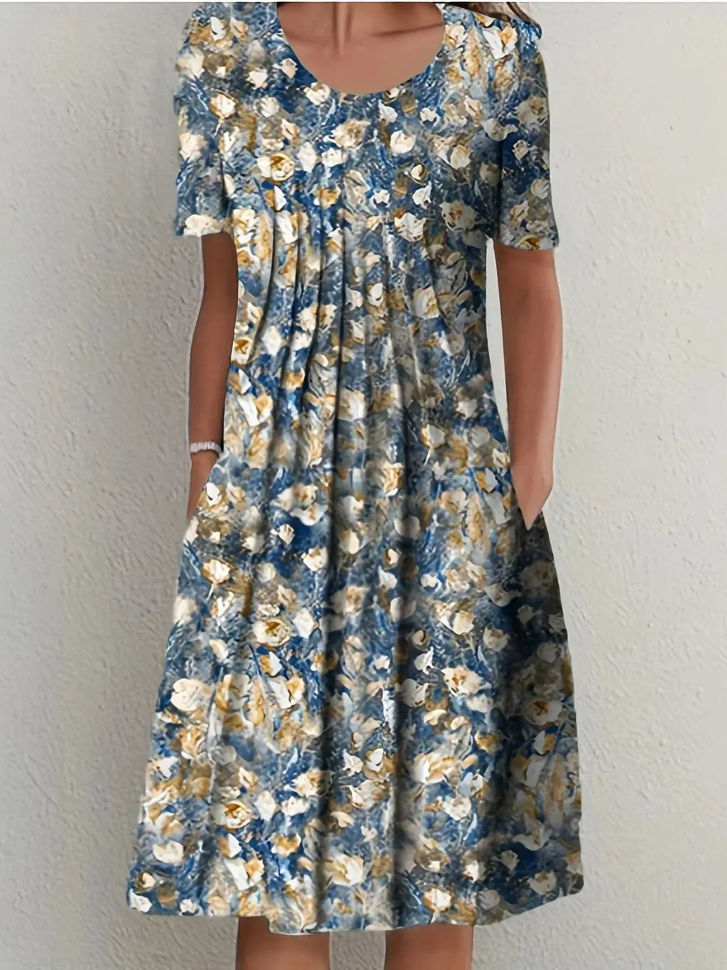 Vestido Midi Estampado Gláucia