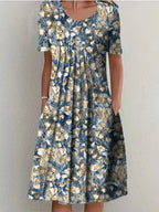 Vestido Midi Estampado Gláucia