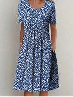 Vestido Midi Estampado Gláucia