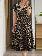 Vestido Midi Estampado Palmira