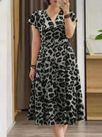 Vestido Midi Estampado Palmira