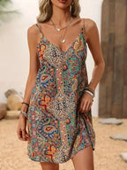 Vestido Midi Estampado Perla