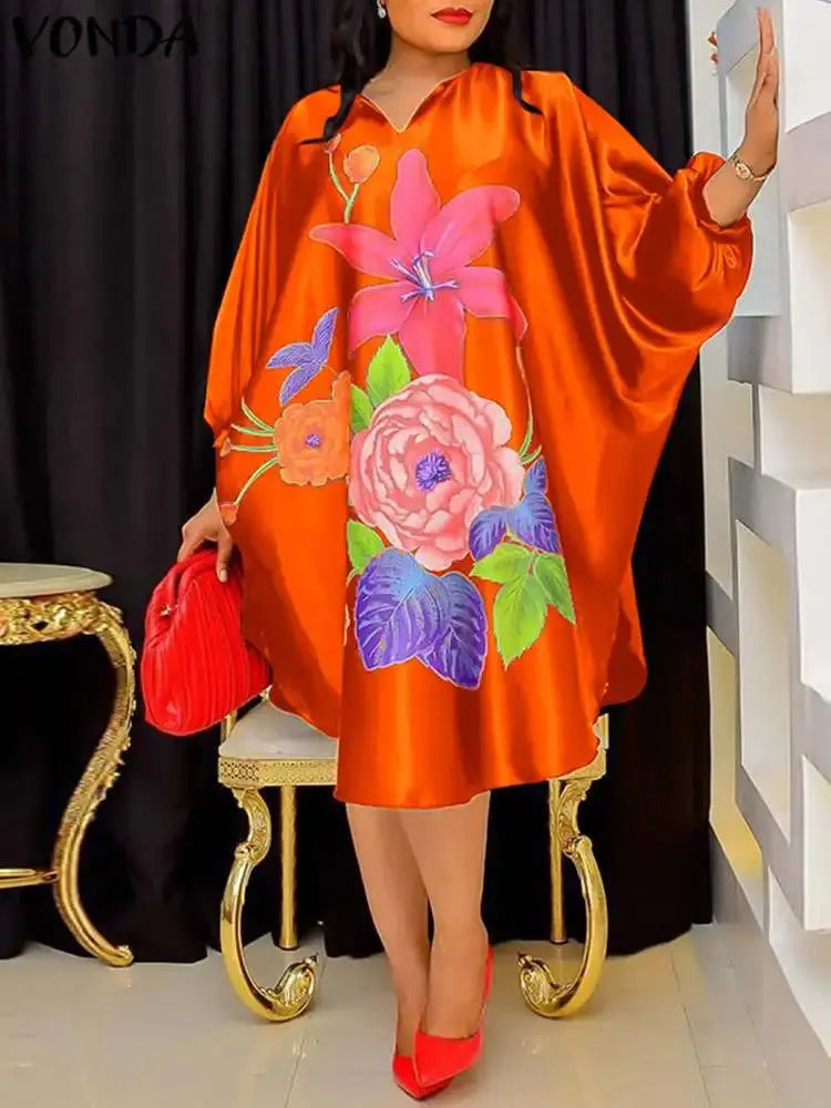 Vestido Midi Estampado Silmara