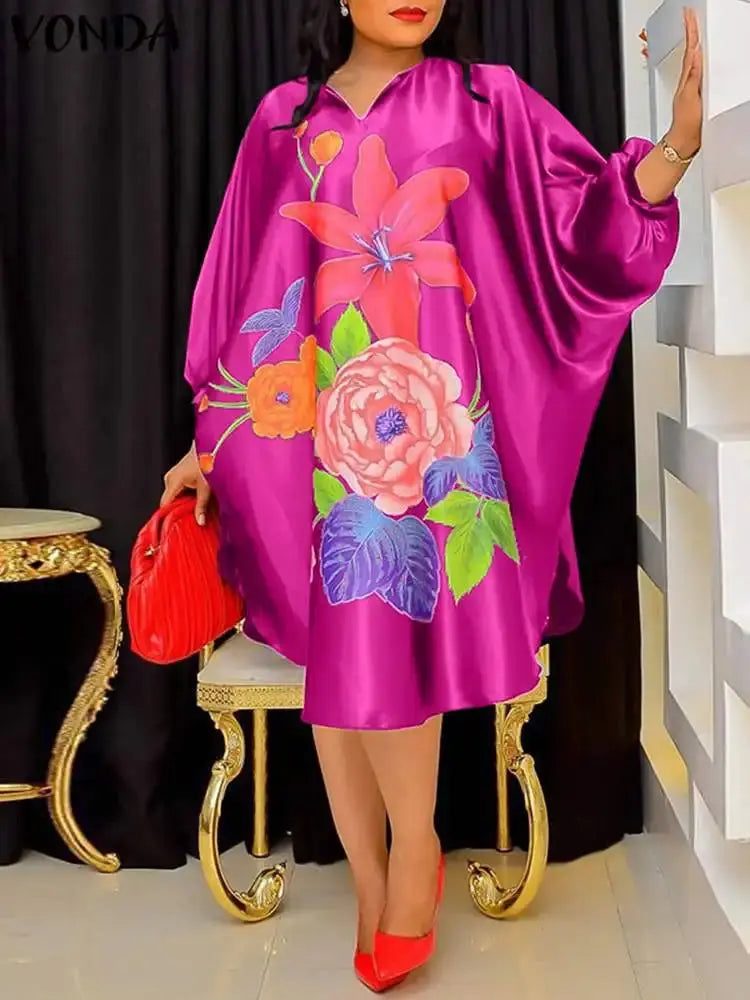 Vestido Midi Estampado Silmara