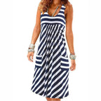 Vestido Midi Listrado Ivone