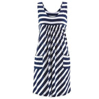 Vestido Midi Listrado Ivone