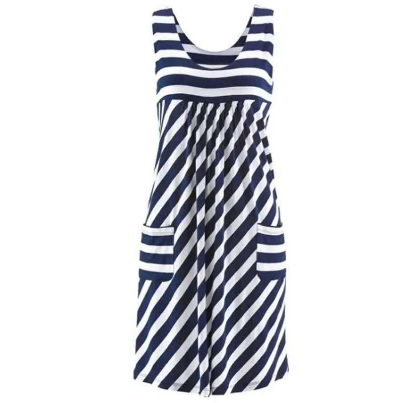 Vestido Midi Listrado Ivone