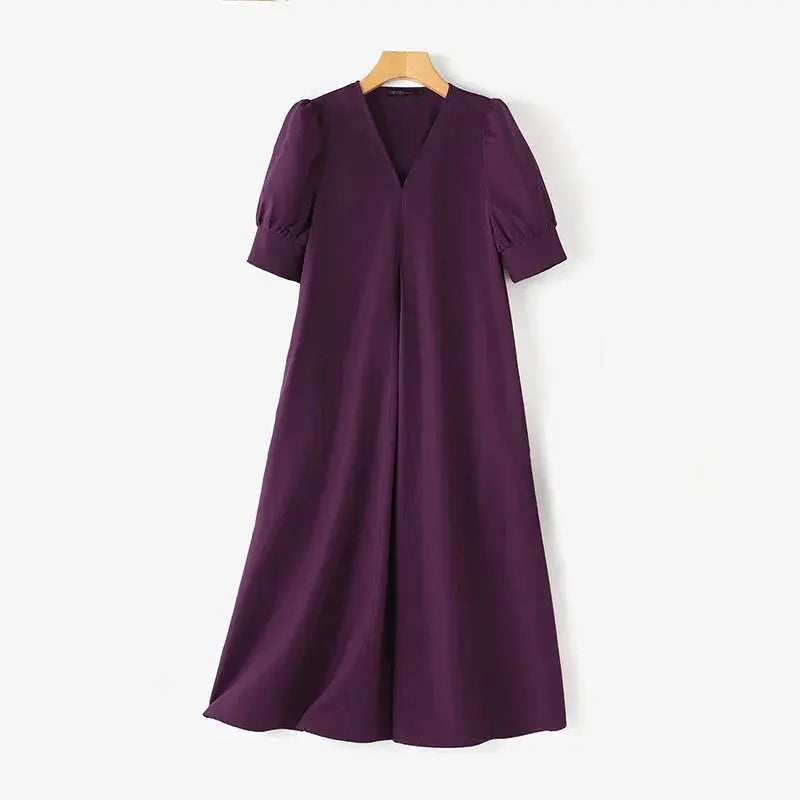 Vestido Midi Plissado Gláucia