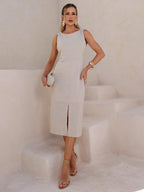 Vestido Midi de Linho