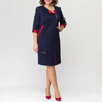 Vestido Midi Premium com Zíper Lateral – Marcela