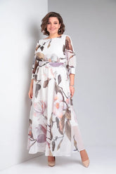 Vestido Orquídea com Cinto Elegante
