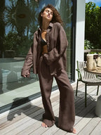 Conjunto Camisa e Calça Pantalona Mirela