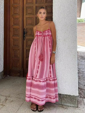 Vestido Longo Estampado Yara