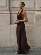 Vestido Longo Sem Mangas Mirella