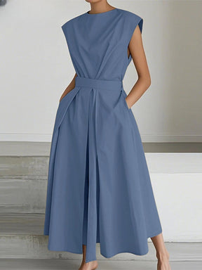 Vestido Longo com Gola Polo Althea