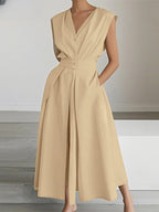 Vestido Longo com Gola Polo Althea