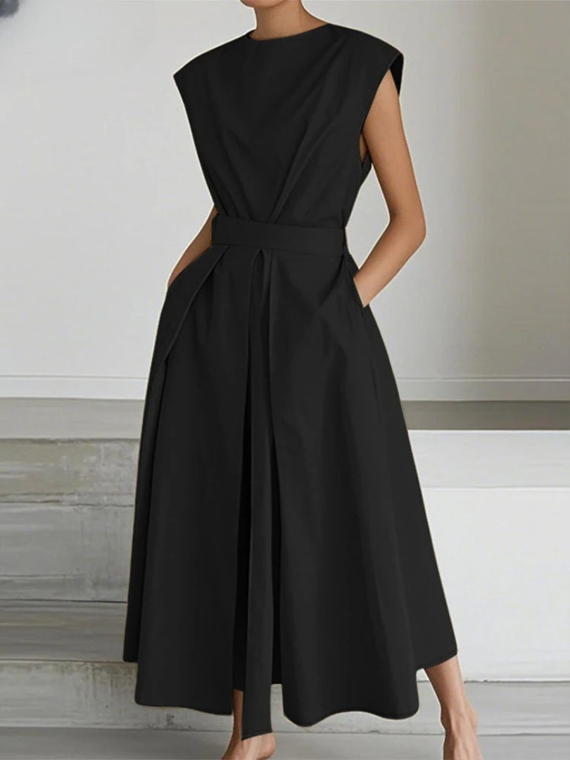 Vestido Longo com Gola Polo Althea