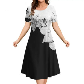 Vestido Midi Estampado Maristella