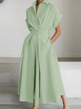 Vestido Longo com Gola Polo Althea