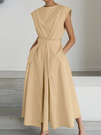 Vestido Longo com Gola Polo Althea