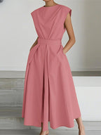 Vestido Longo com Gola Polo Althea