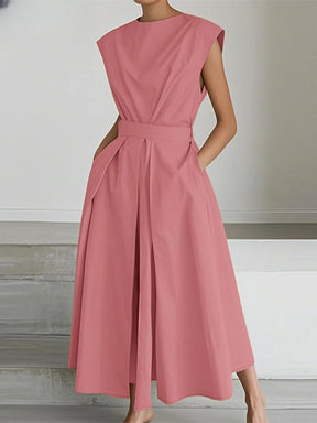 Vestido Longo com Gola Polo Althea
