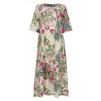 Vestido Longo Floral Boho Liriane