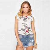 Blusa Chiffon Flores da Primavera EstampadoG HumArraso