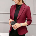 Blazer Feminino Alfaiataria Manga Longa  HumArraso