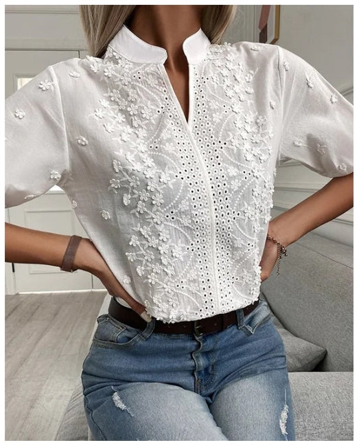 Blusa Feminina de Renda - Fabiana  HumArraso